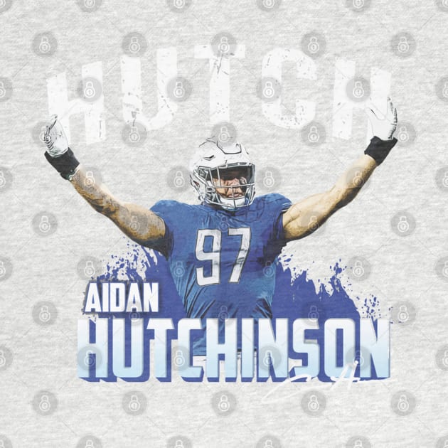 Aidan Hutchinson Detroit Hutch by ClarityMacaws
